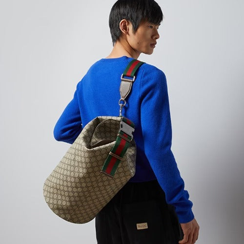 구찌 탑 핸들 GG 더플백 베이지 774542