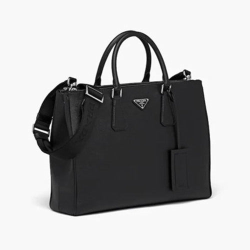 프라다 갤러리아 사피아노 가죽 브리프케이스 2VG061