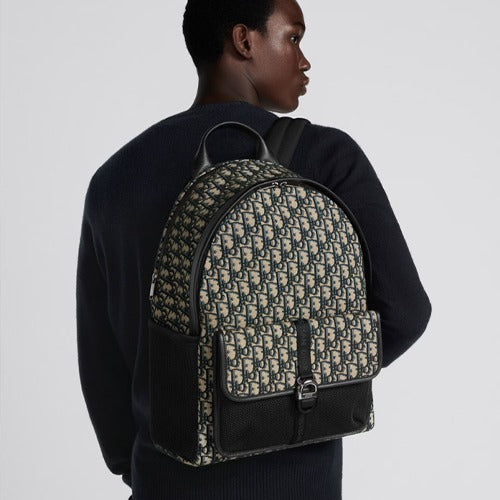 디올 오블리크 8 백팩 베이지/블랙