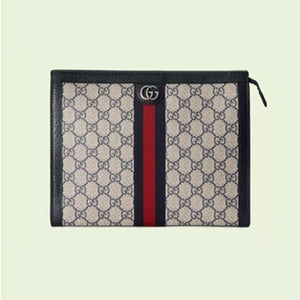 구찌 오피디아 GG 파우치 베이지/블루 625549