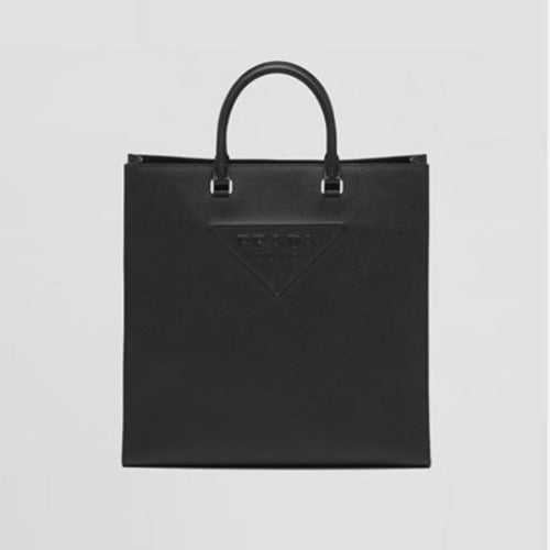 프라다 사피아노 가죽 토트백 블랙 2VG084