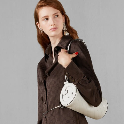 구찌 블론디 스몰 숄더백 화이트 760169