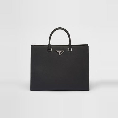 프라다 사피아노 가죽 토트백 블랙 2VG101