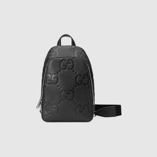 구찌 점보 GG 크로스백 블랙 ‎766937