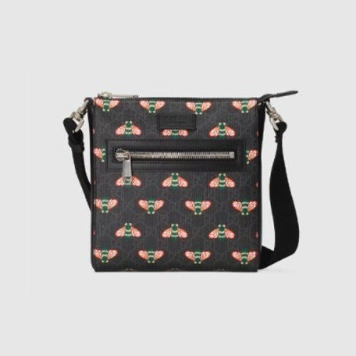 구찌 벌 디테일 메신저백 블랙 681021