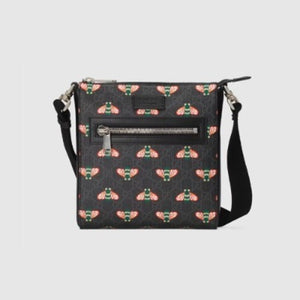 구찌 벌 디테일 메신저백 블랙 681021