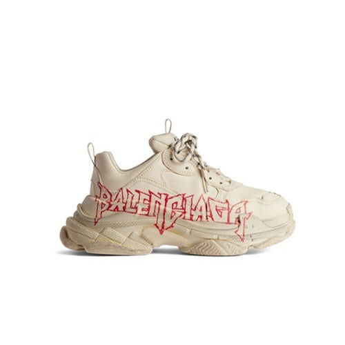 발렌시아가 트리플S DIY 메탈 스니커즈 아이보리