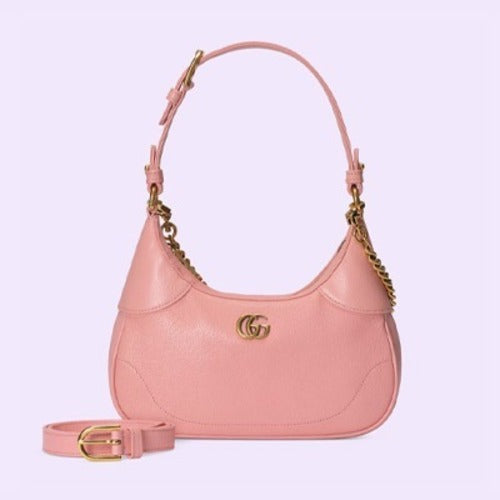 구찌 아프로디테 스몰 숄더백 핑크 731817 (뉴진스 하니 착용)