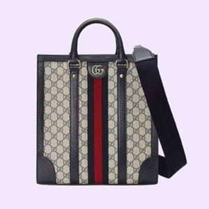 구찌 오피디아 미디엄 토트백 블루 724685