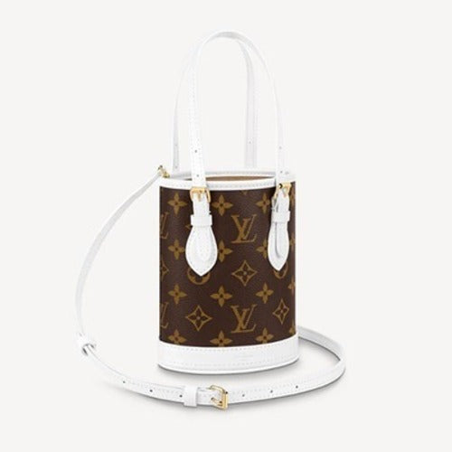 루이비통 나노 버킷백 모노그램 화이트 M81489