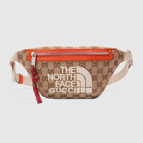 구찌 X 노스페이스 GG 캔버스 벨트백 650299