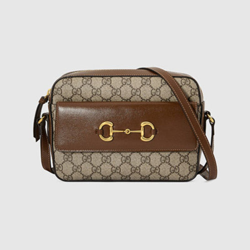 구찌 홀스빗 1955 스몰 숄더백 베이지/브라운