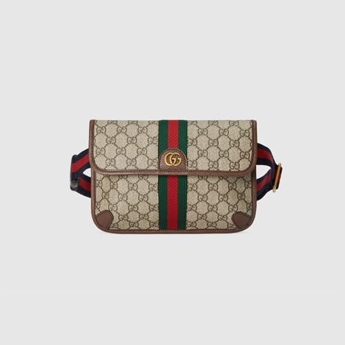 구찌 오피디아 GG 스몰 벨트백 브라운 752597