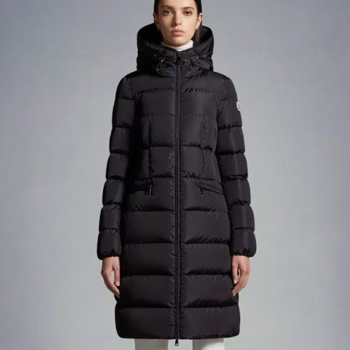 몽클레어 아보세트 여성 롱 다운 자켓 블랙