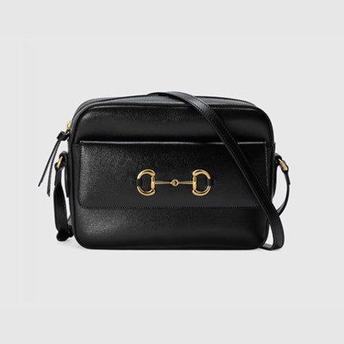 구찌 홀스빗 1955 스몰 숄더백 블랙