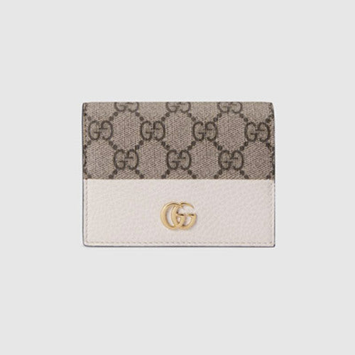 구찌 GG 마몽 카드지갑 베이지/화이트 658610