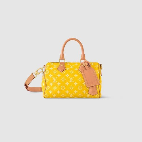 루이비통 스피디 P9 반둘리에 25 옐로우 M24426 (NCT 127 유타 착용)