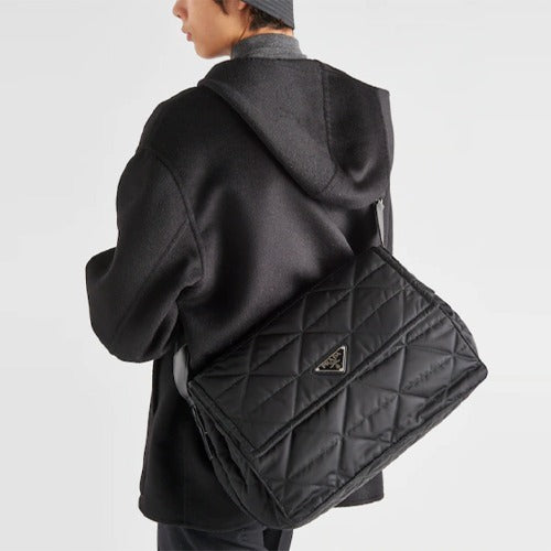 프라다 탑스티치 장식 리나일론 숄더백 2VD057