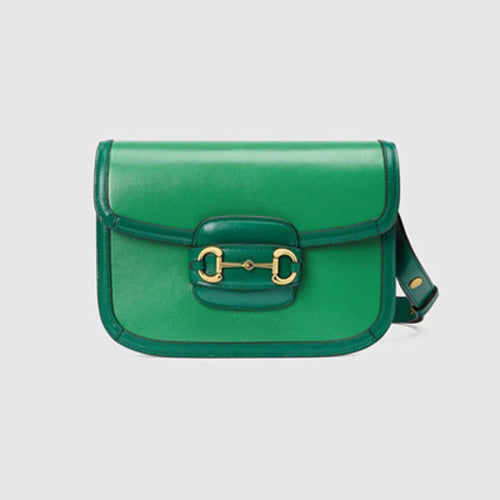 구찌 홀스빗 1955 스몰 숄더백 그린