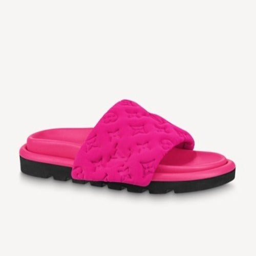 루이비통 풀 필로우 컴포트 뮬 핑크 1AA1DQ