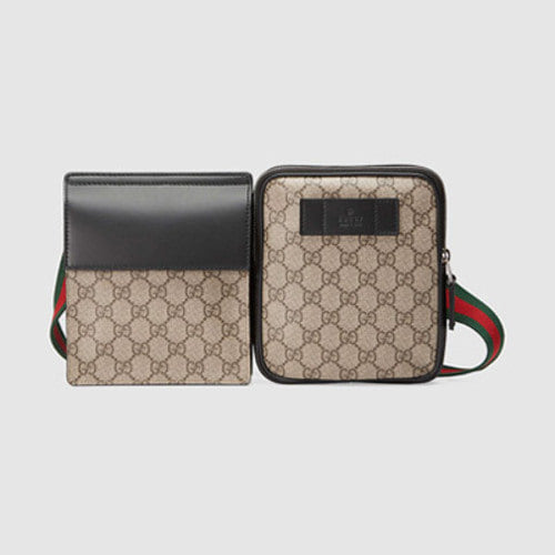 구찌 밴드 벨트백 베이지