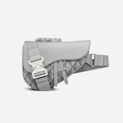 디올 CD 다이아몬드 새들백 그레이