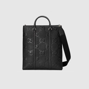 구찌 점보 GG 미디엄 토트백 블랙 760233