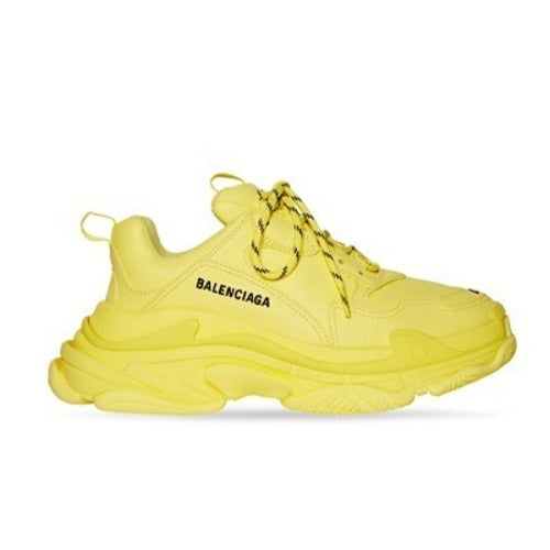 발렌시아가 테크니컬 머티리얼 트리플S 스니커즈 옐로우