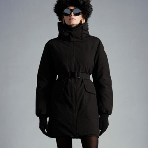 몽클레어 본리우 롱 다운 패딩 블랙