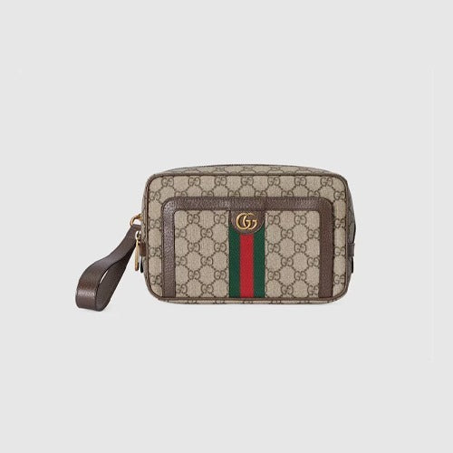 구찌 오피디아 GG 공용 파우치 베이지 760245