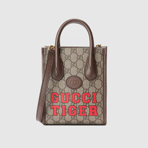 구찌 타이거 GG 미니 토트백