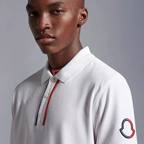 몽클레어 로고 자수 피케 폴로 반팔티 3color