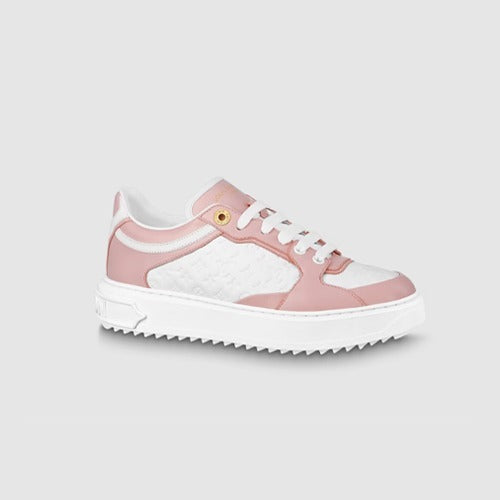 루이비통 배색 타임 아웃 스니커즈 핑크 1ABURV