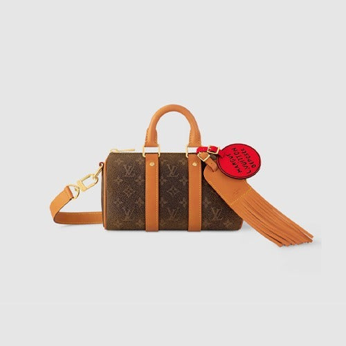 루이비통 더스트 캔버스 키폴 반둘리에 25 M11542