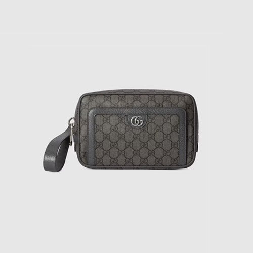 구찌 오피디아 GG 공용 파우치 그레이 760245