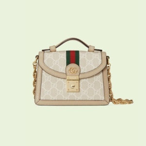 구찌 오피디아 GG 미니 숄더백 화이트/베이지 696180