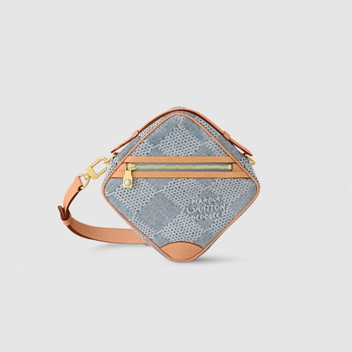 루이비통 다미에 데님 체스 메신저백 N40706