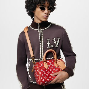 루이비통 스피디 P9 반둘리에 25 레드 M24425