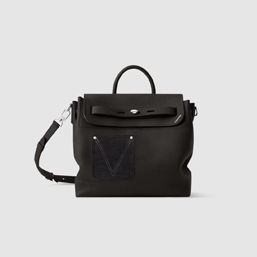 루이비통 LV 터치 카프스킨 스티머 30 블랙 M27061