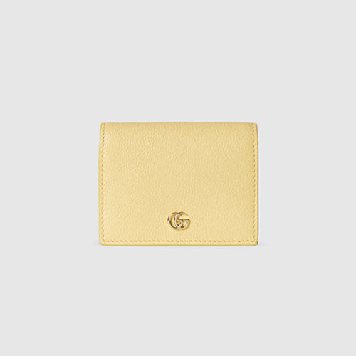 구찌 GG 마몽 바이컬러 스몰 지갑 옐로우 841358