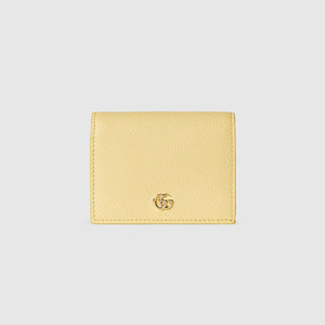 구찌 GG 마몽 바이컬러 스몰 지갑 옐로우 841358