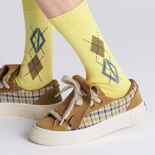 디올 스웨이드 B33 스핀 스니커즈 브라운