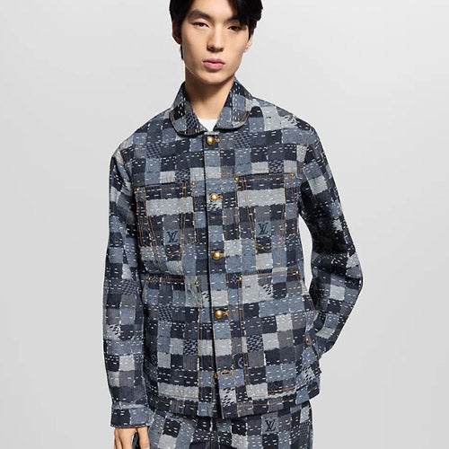 루이비통 다미에 데님 워크웨어 블루종 1AILMO