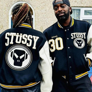 [국내배송] 스투시 X 골디 메탈헤드즈 30 바시티 자켓