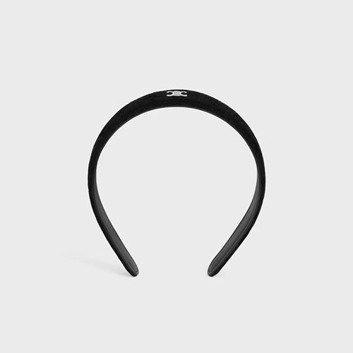 셀린느 트리오페 스탬핑 헤어밴드 블랙