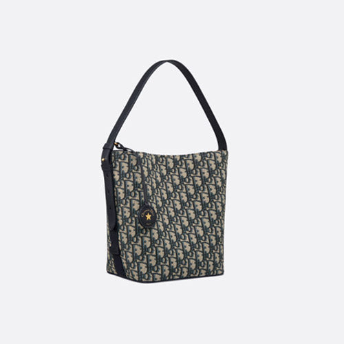 디올 오블리크 스타 스몰 버킷백