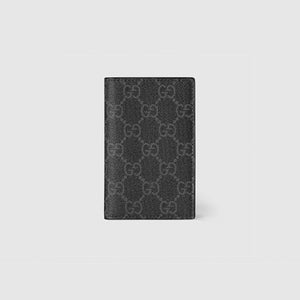 구찌 GG 엠블럼 롱 카드 케이스 블랙 821209