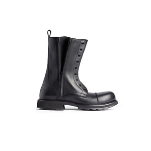 발렌시아가 트럭 레이스업 부츠 블랙