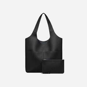 디올 아이콘 가죽 프리베 토트백 블랙