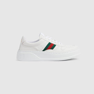 구찌 레더 청키 스니커즈 화이트 ‎848317